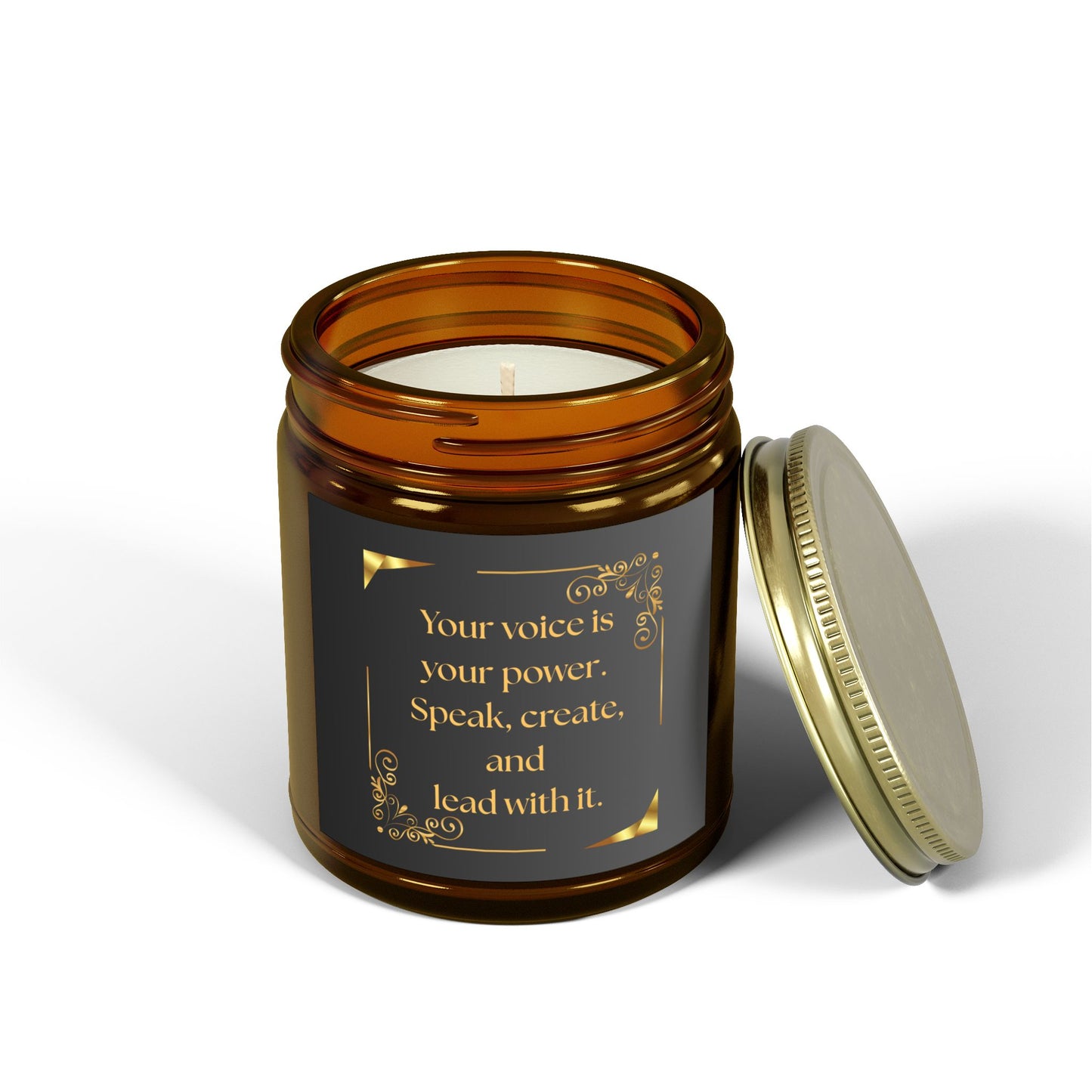 Blackberry Vanilla Scented Candle – "Your voice is your power. Speak, create, and lead with it."