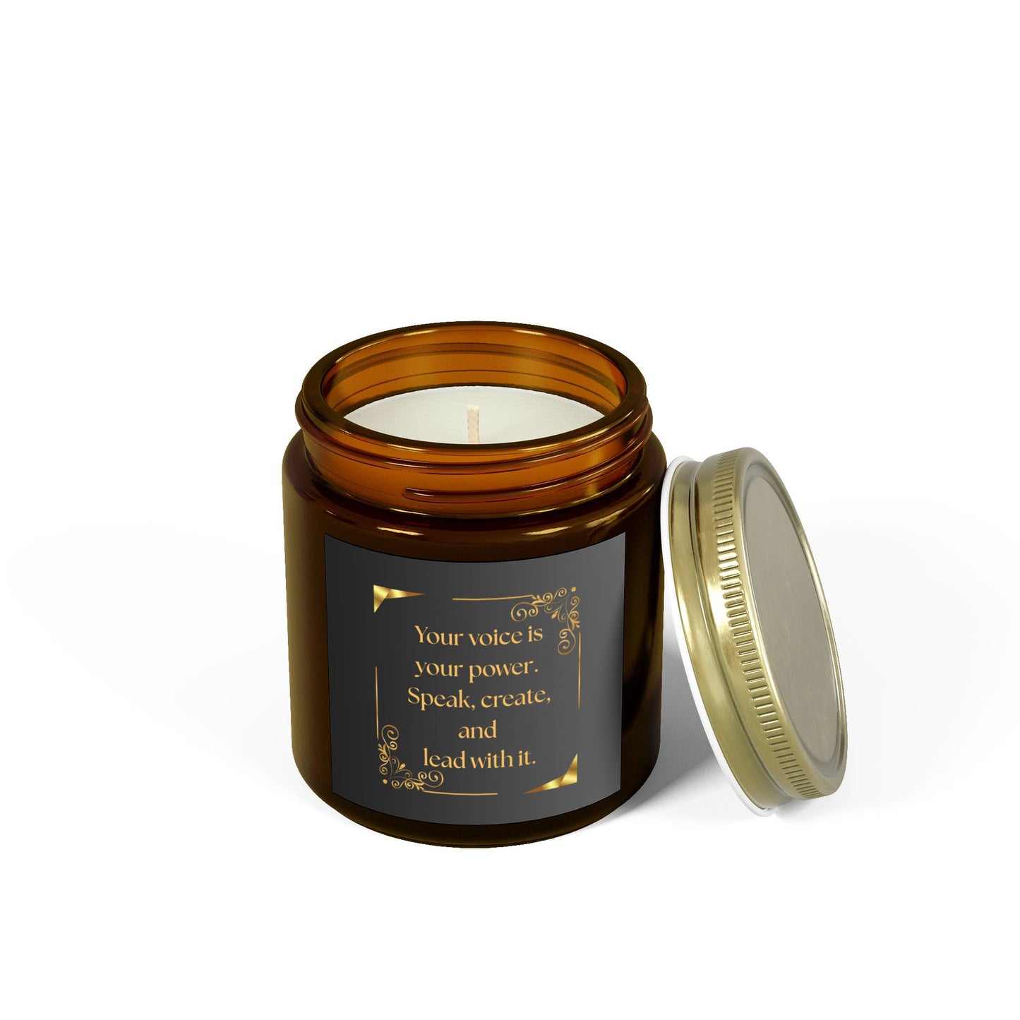 Blackberry Vanilla Scented Candle – "Your voice is your power. Speak, create, and lead with it."