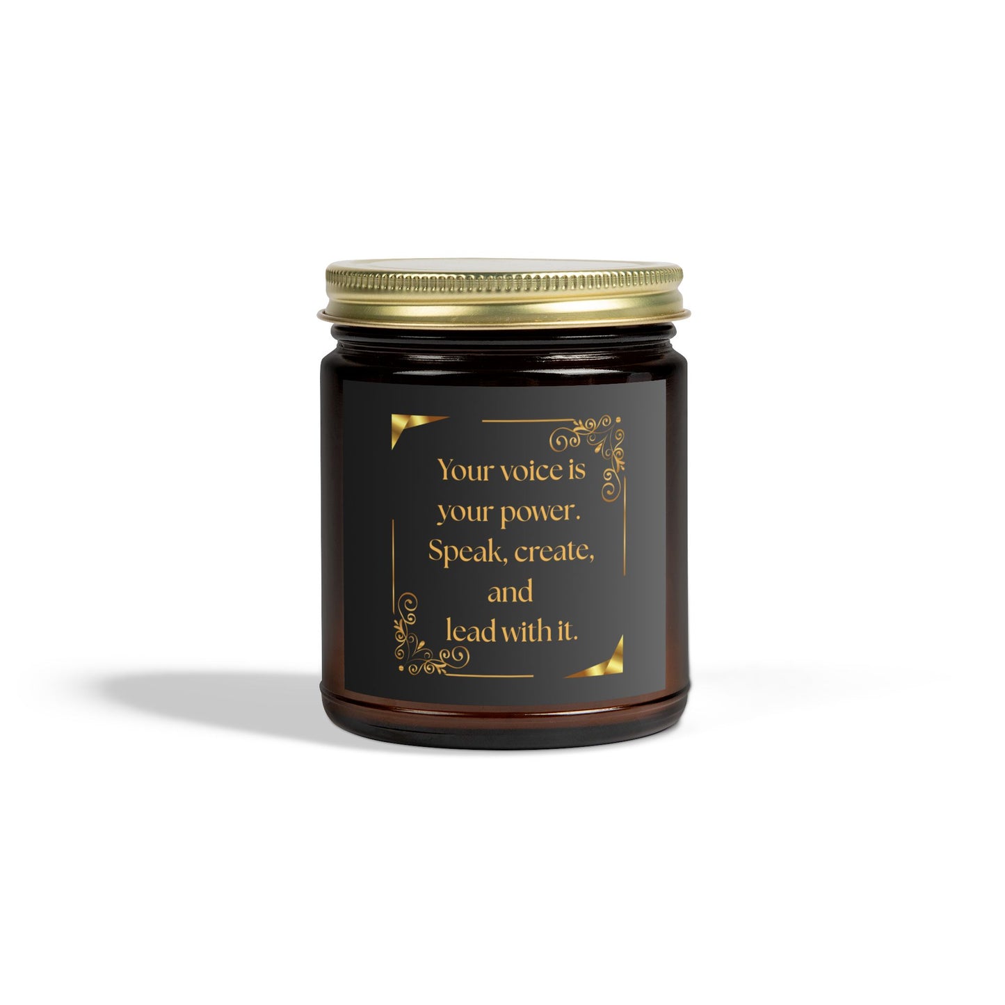 Blackberry Vanilla Scented Candle – "Your voice is your power. Speak, create, and lead with it."